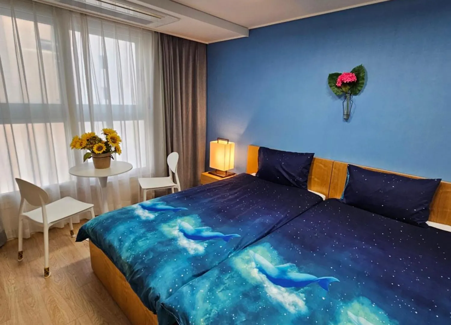 #2 Twin# 2 Minutes Run To The Sea, Close To The Sea, 5 Minutes To Club D Oasis Swimming Pool, Renewal Fresh Apartment Busan